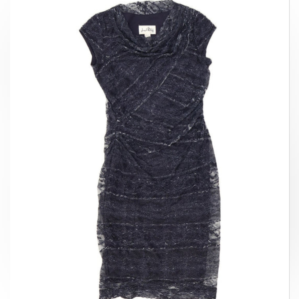Joseph Ribkoff Bodycon Midi Lace Dress - Picture 5 of 11